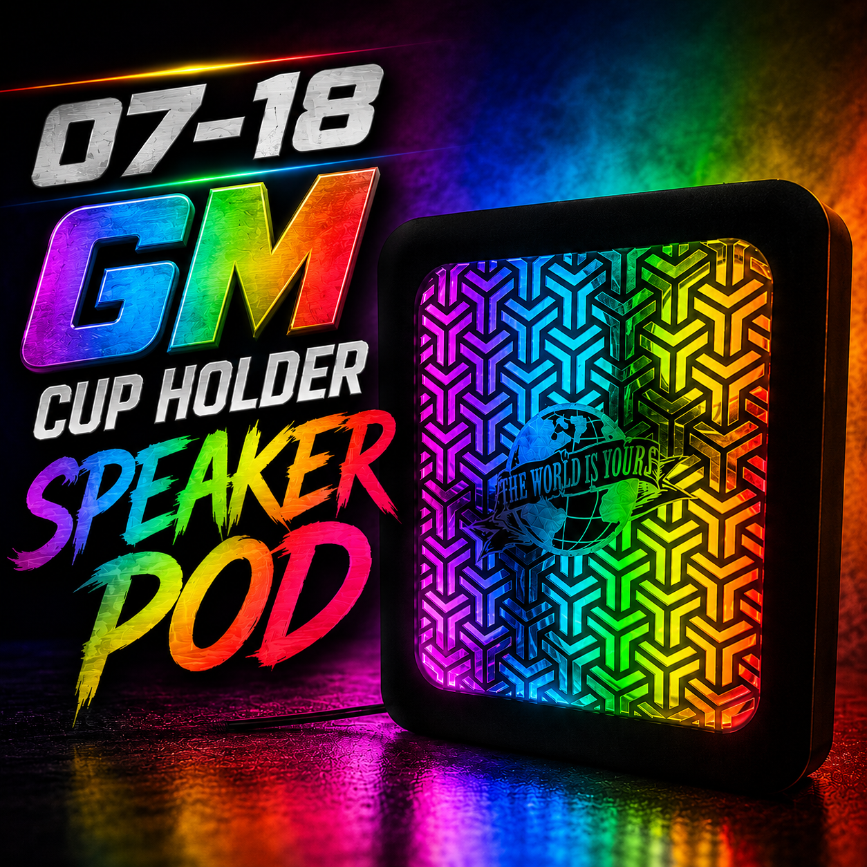 GM 07-18 CUP HOLDER SPEAKER POD