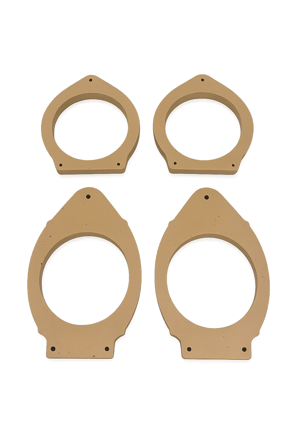 MDF DOOR SPEAKER ADAPTERS 6.5"    2014-2026 CHEVROLET SILVERADO/GMC SIERRA