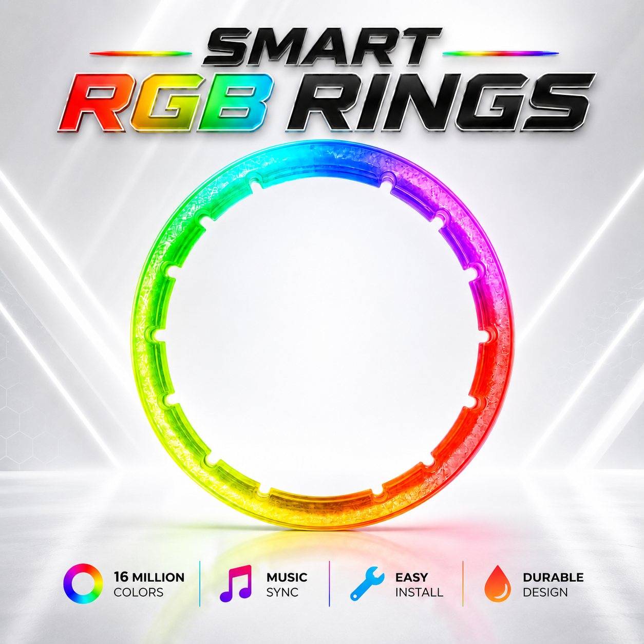 SMART RGB SPEAKER RINGS 6.5